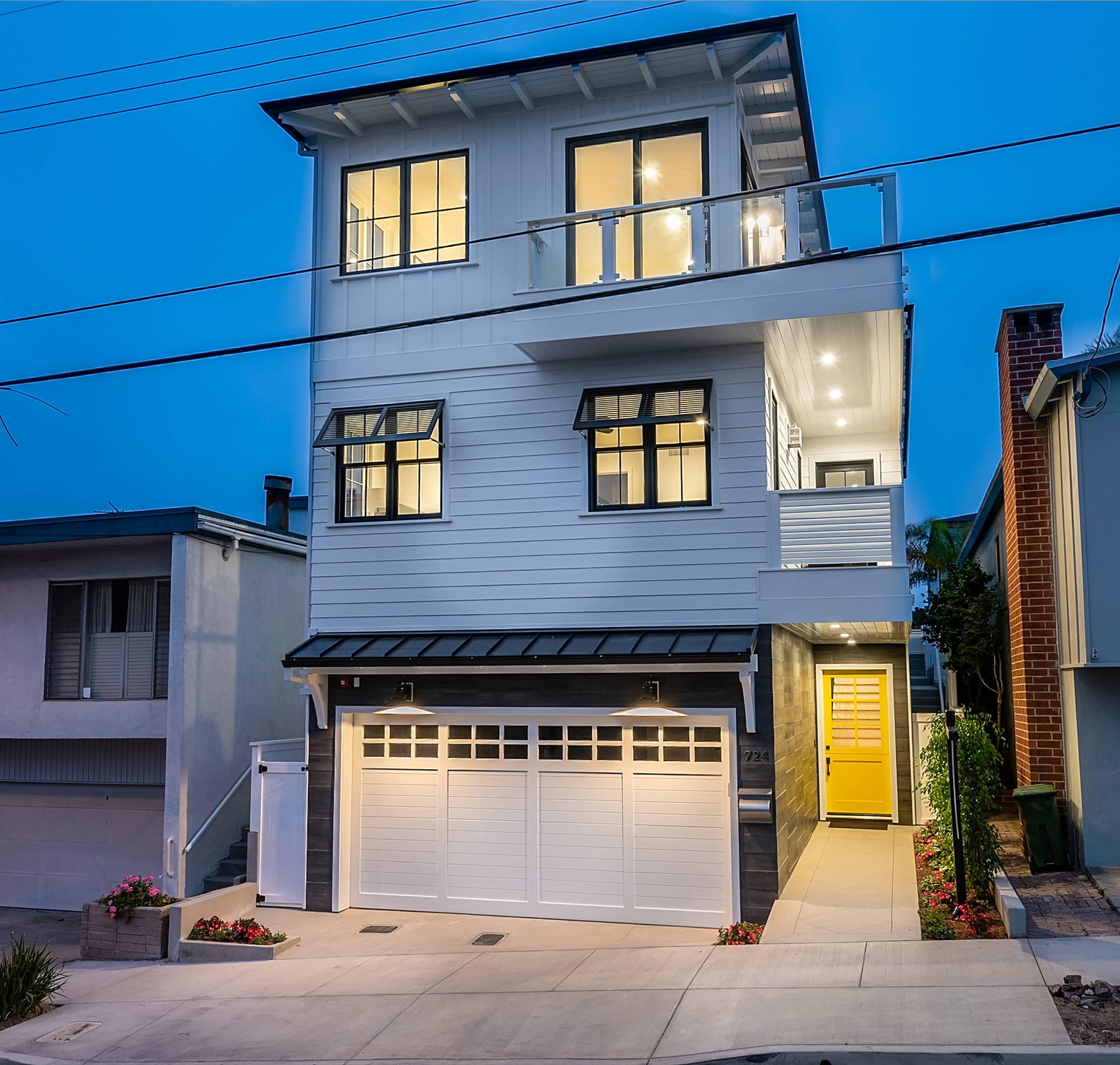 724 13th Street exterior at dusk
